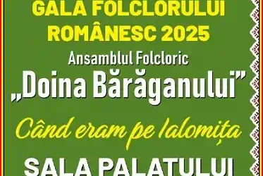 Ansamblul Folcloric Doina Bărăganului concert sala palatului martie 2025