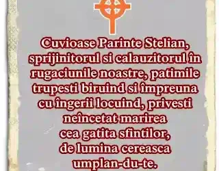 rugăciunea sf Stelian pentru copii puternica facatoare de minunui